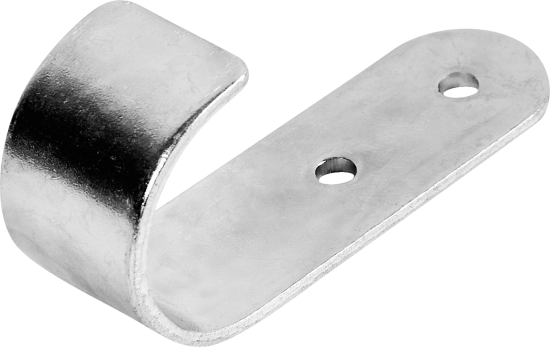 Крепление панели ⌀25 вертикально хром 2 шт