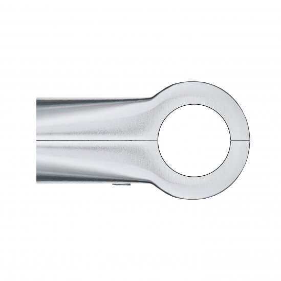 Соединитель 2-х труб усиленный ⌀25 хром