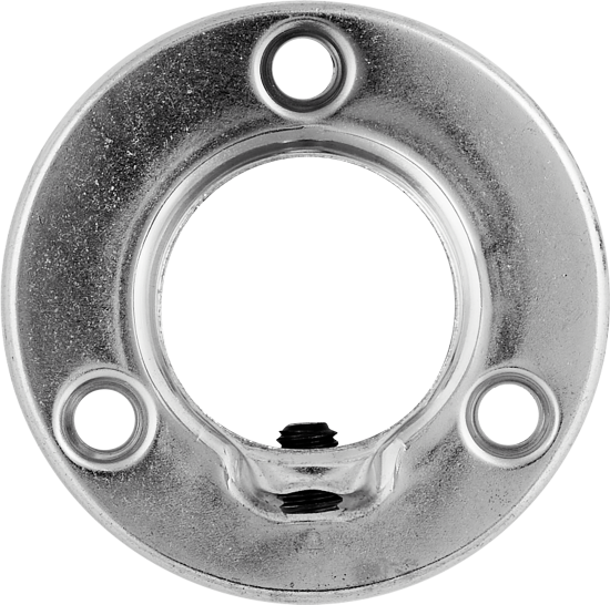 Держатель трубы ⌀25 с фиксатором хром 2 шт