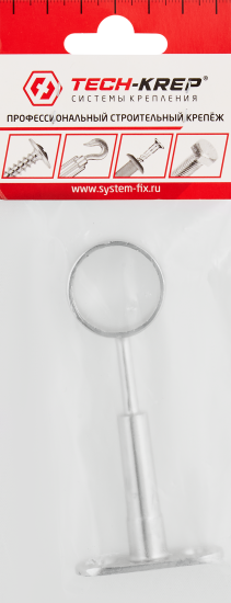 Держатель трубы к стене регулируемый проходной ⌀25 хром