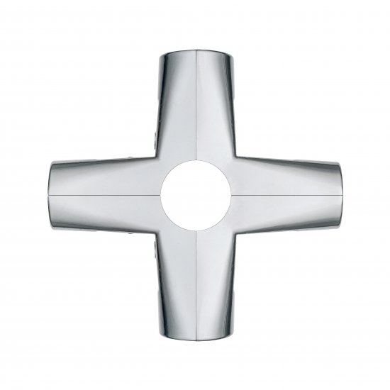 Соединитель 5-ти труб ⌀25 хром