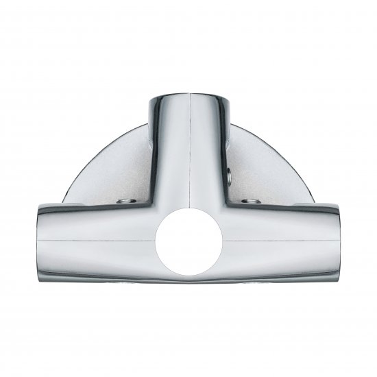 Соединитель 4-х труб с площадкой ⌀25 хром