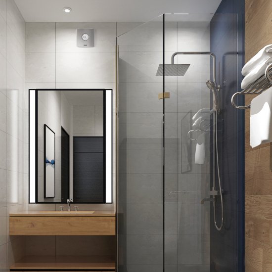 Вентилятор осевой вытяжной Ballu BAFS-150 D150 мм 37 дБ 210 м3/ч цвет серебристый