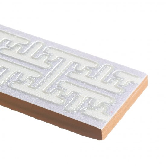 Плитка бордюр Нефрит Киото рисунок 600x50x9 мм