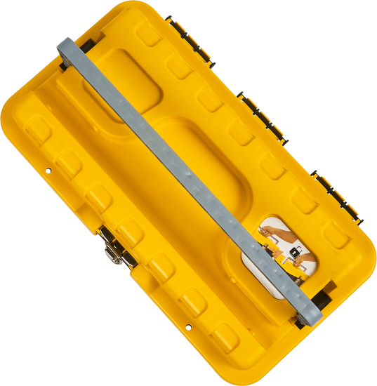 Ящик для инструментов Zalger Strongo Metal 16 дюймов 395x177x210 мм, металл