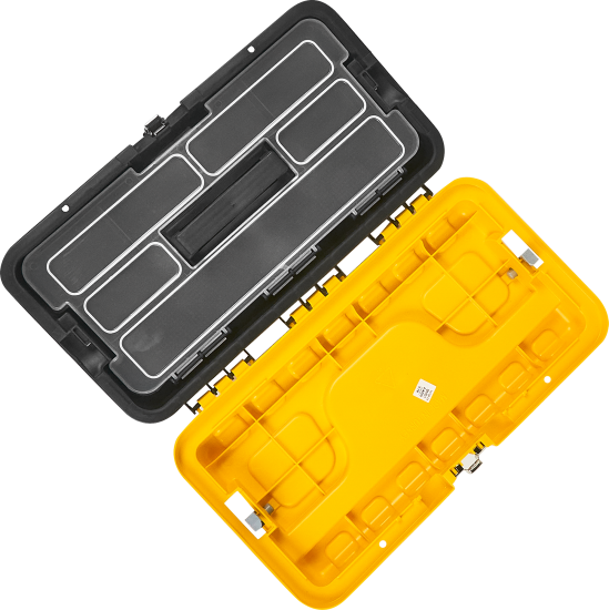 Ящик для инструментов Zalger Strongo Metal 16 дюймов 395x177x210 мм, металл