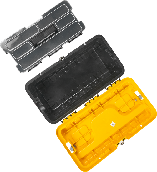 Ящик для инструментов Zalger Strongo Metal 16 дюймов 395x177x210 мм, металл