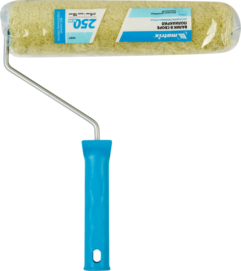 Валик для фасадных работ универсальный Matrix 250 мм диаметр бюгеля 6 мм длина ворса 18 мм