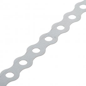 Лента крепежная перфорированная волнистая 17х0,5 мм 25 м