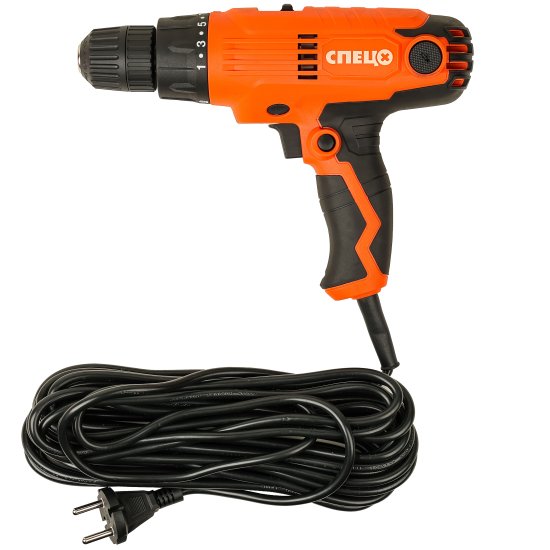 Дрель-шуруповерт сетевая Спец БШЭ-400К, 400 Вт