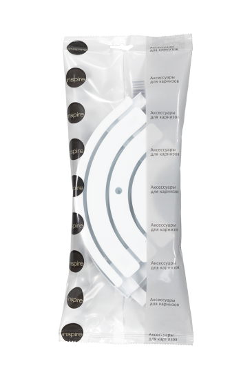 Соединитель внешний поворотный трехрядный Inspire пластик цвет белый 2 шт