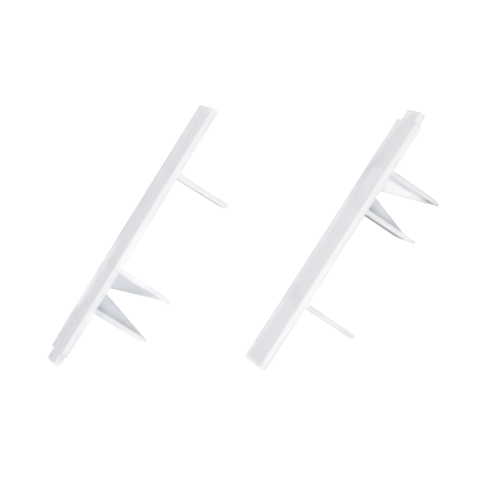 Заглушка торцевая Inspire ПВХ цвет белый 30x90 мм 2 шт.