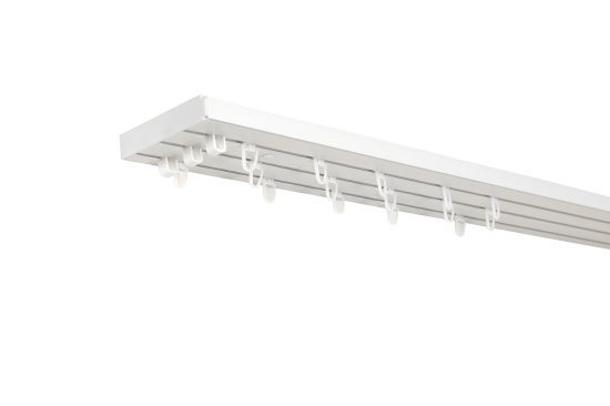 Карниз трехрядный Inspire 300 см пластик