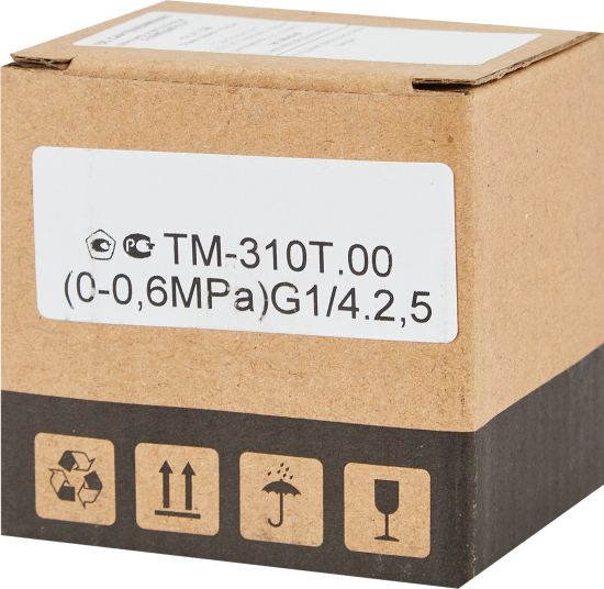 Манометр осевой Росма ТМ-310Т.00 6 бар 1/4