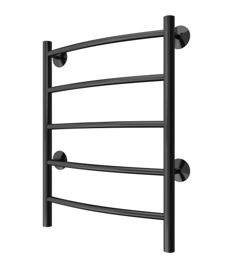 Полотенцесушитель электрический Арго Орион 400x600 мм 60 Вт лесенка цвет черный