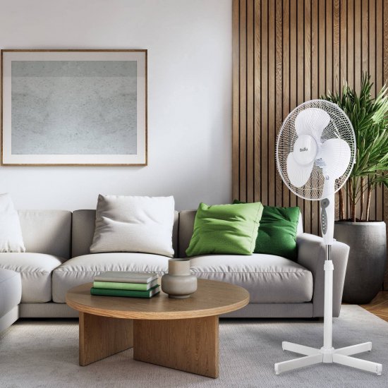 Вентилятор напольный Ballu BFF-840 45 Вт 40 см цвет белый