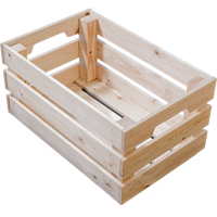 Ящик для хранения 46x30x24 см 27 л дерево цвет натуральное дерево