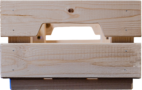 Ящик для хранения 31x23x15 см 6.5 л дерево цвет натуральное дерево