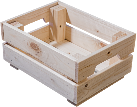 Ящик для хранения 31x23x15 см 6.5 л дерево цвет натуральное дерево