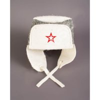 Шапка для бани Бацькина баня Ушанка со звездой