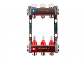 Коллектор с расходомером Rommer 1