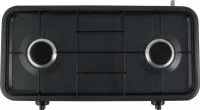 Газовая настольная плита Homestar HS-1202 59 см 2 конфорки цвет черный