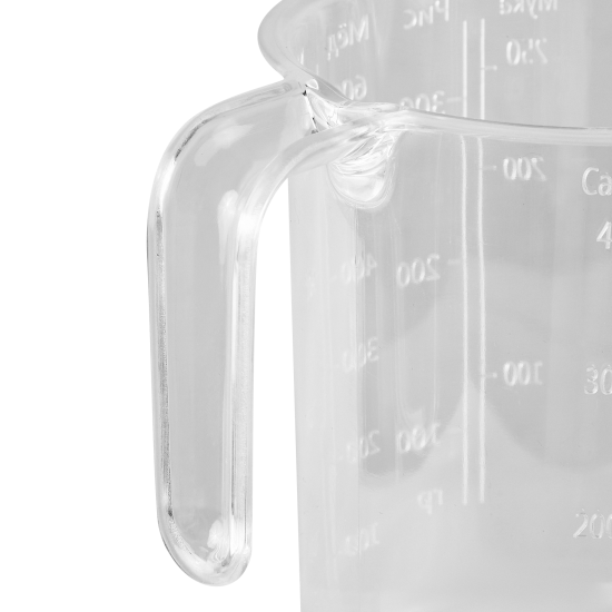 Стакан мерный 0.5 л пластик цвет прозрачный