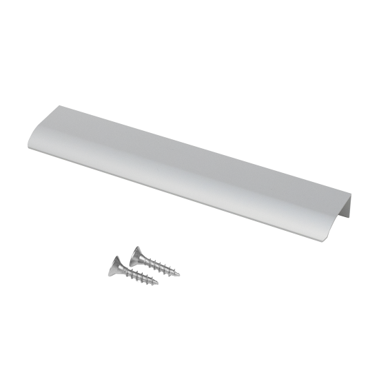 Мебельная ручка-профиль Мура матовый хром 98 мм