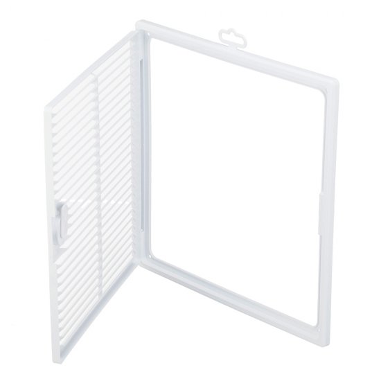 Люк ревизионный Era Декофот пластиковый 300х300 мм накладной с решеткой