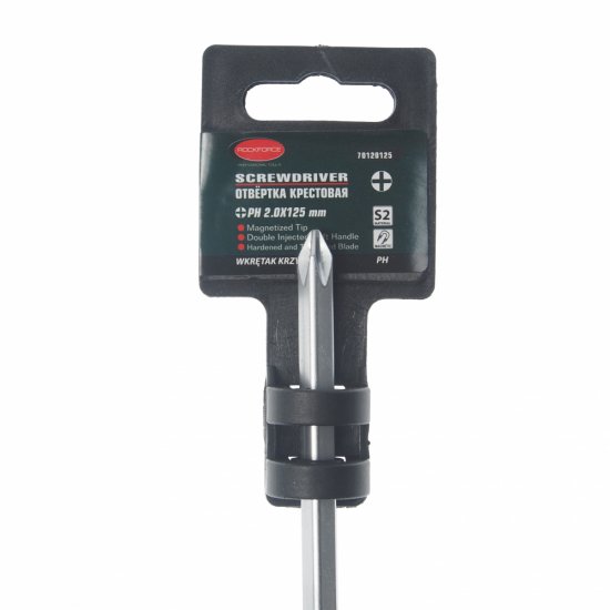 Магнитная крестовая отвертка Rockforce Profi