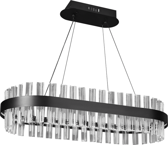 Светодиодная люстра Natali Kovaltseva Нимб 120 Вт с пультом управления регулируемый белый свет