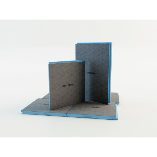 Плита теплоизоляционная Teplofom+ 40х600х2500 мм L-ступенька с односторонним армированием