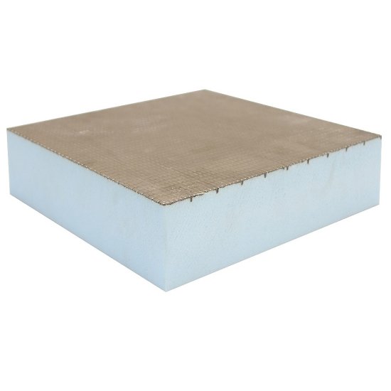 Плита теплоизоляционная Teplofom+ 80х600х2500 мм с односторонним полимерцементным слоем