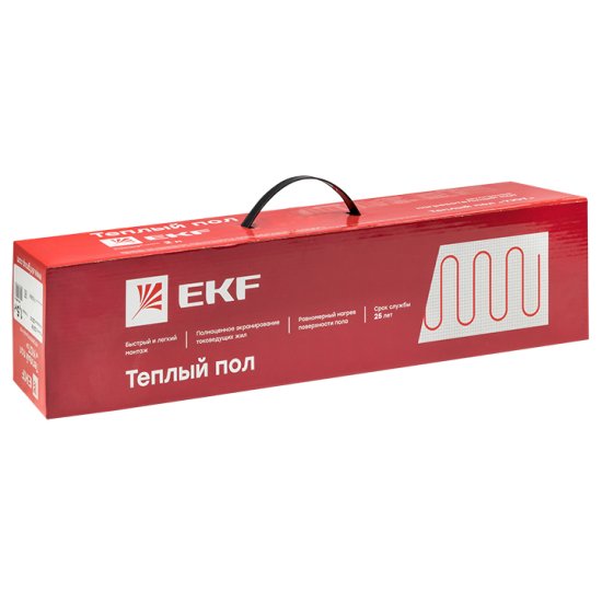 Теплый пол нагревательный мат EKF Уют PROxima 3 кв.м 150 (450) Вт
