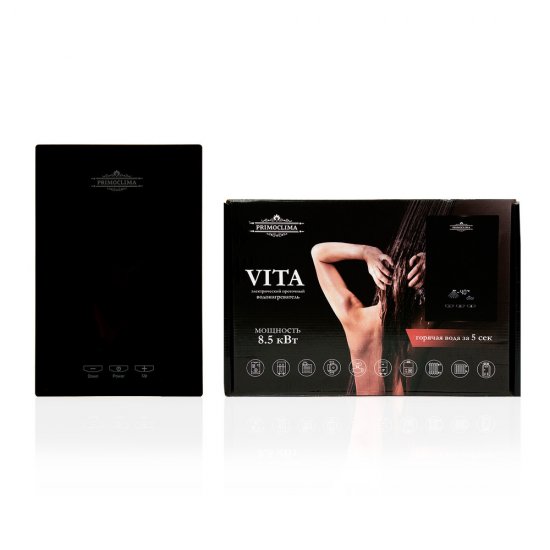 Водонагреватель проточный Primoclima Vita B электрический 8,5 кВт вертикальный