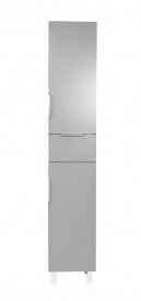 Пенал для ванной Милан напольный 180x35 см цвет серый