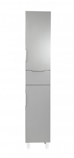 Пенал для ванной Милан напольный 180x35 см цвет серый