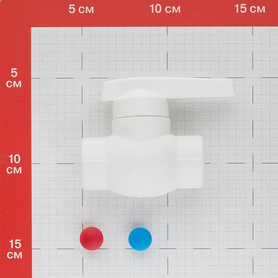 Кран шаровой полипропиленовый Valtec 20 мм с латунной обоймой (VTp.744.0.020)