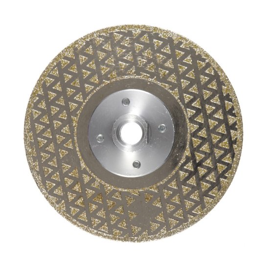 Диск алмазный по керамограниту гальванический Rage by Vira 125х22,2х2,2 мм сплошной с фланцем М14 сухой рез (603127)