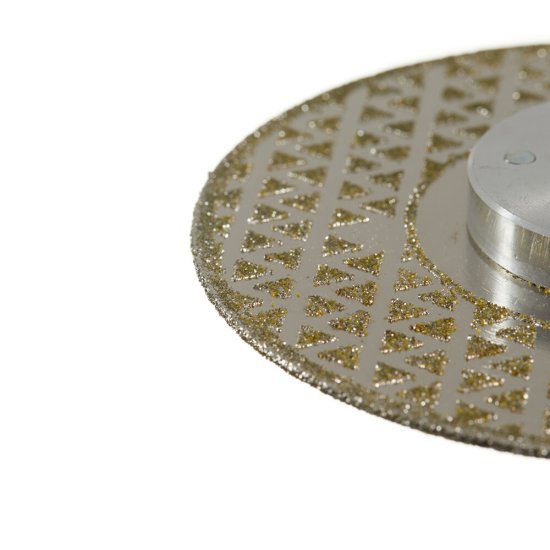 Диск алмазный по керамограниту гальванический Rage by Vira 125х22,2х2,2 мм сплошной с фланцем М14 сухой рез (603127)