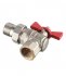 Кран шаровой латунный Valtec Base 1/2 ВР(г) х 1/2 НР(ш) бабочка с полусгоном угловой (VT.228.N.04)