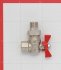 Кран шаровой латунный Valtec Base 1/2 ВР(г) х 1/2 НР(ш) бабочка с полусгоном угловой (VT.228.N.04)