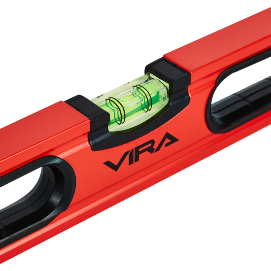 Уровень пузырьковый строительный Vira 100172 магнитный 3 глазка 600 мм