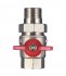 Кран шаровой латунный Valtec Base 3/4 ВР(г) х 3/4 НР(ш) бабочка с полусгоном прямой (VT.227.N.05)