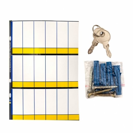 Щит распределительный навесной EKF PROxima ЩРН-18М металлический IP31 220х400х120 мм 18 модулей с замком