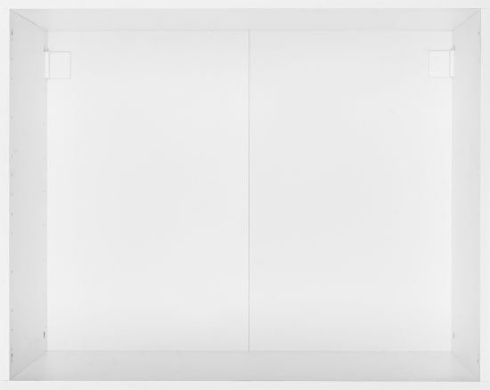 Каркас шкафа Лион 80x64x54.5 см ЛДСП цвет белый с петлями