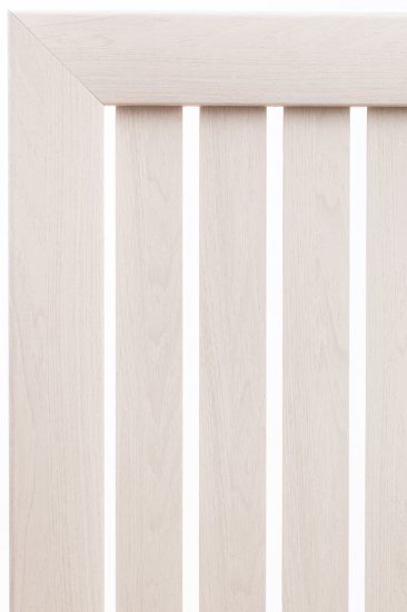 Реечный экран для радиатора 120x60 см ясень белый