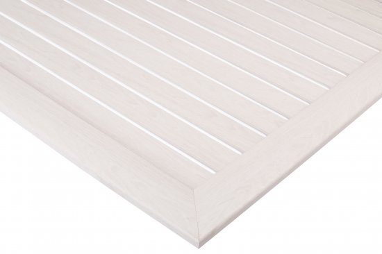 Реечный экран для радиатора 120x60 см ясень белый