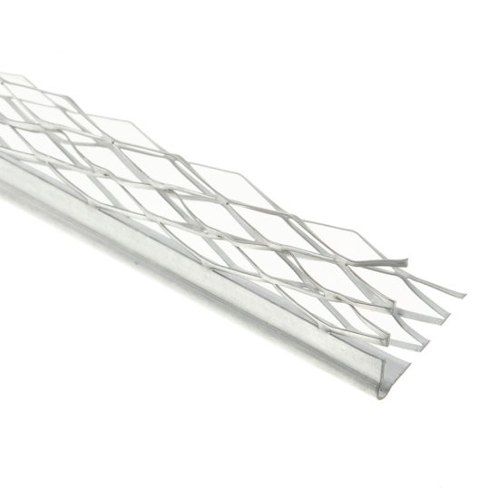 Профиль углозащитный оцинкованный 31х31 мм 3 м 0,5 мм сетчатый