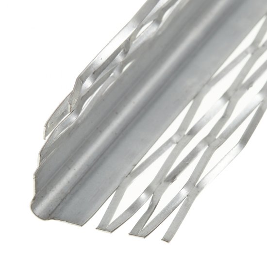 Профиль углозащитный оцинкованный 31х31 мм 3 м 0,5 мм сетчатый